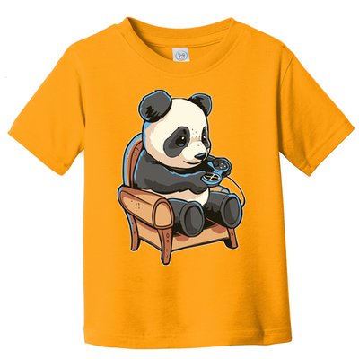 Panda Playing Videogames Toddler T-Shirt