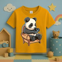 Panda Playing Videogames Toddler T-Shirt