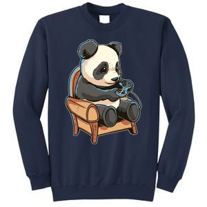 Panda Playing Videogames Sweatshirt