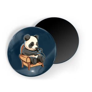 Panda Playing Videogames Magnet