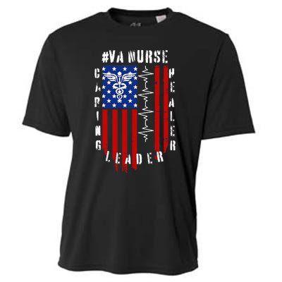 Patriotic Pride Va Nurses Tribute Cooling Performance Crew T-Shirt