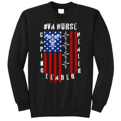 Patriotic Pride Va Nurses Tribute Sweatshirt