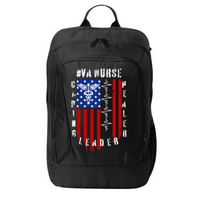 Patriotic Pride Va Nurses Tribute City Backpack