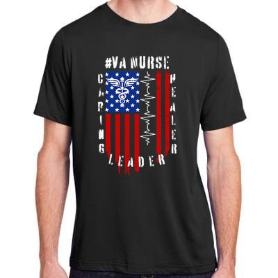 Patriotic Pride Va Nurses Tribute Adult ChromaSoft Performance T-Shirt