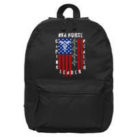 Patriotic Pride Va Nurses Tribute 16 in Basic Backpack