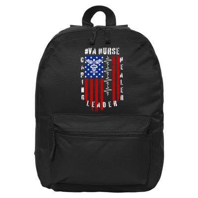 Patriotic Pride Va Nurses Tribute 16 in Basic Backpack