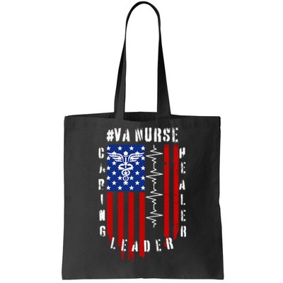 Patriotic Pride Va Nurses Tribute Tote Bag