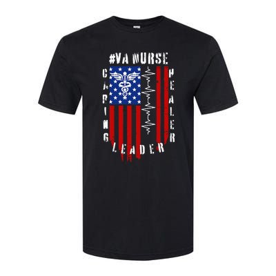 Patriotic Pride Va Nurses Tribute Softstyle CVC T-Shirt