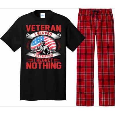 Proud Patriotic Veteran Military Gift Pajama Set