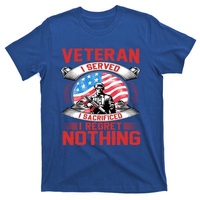 Proud Patriotic Veteran Military Gift T-Shirt