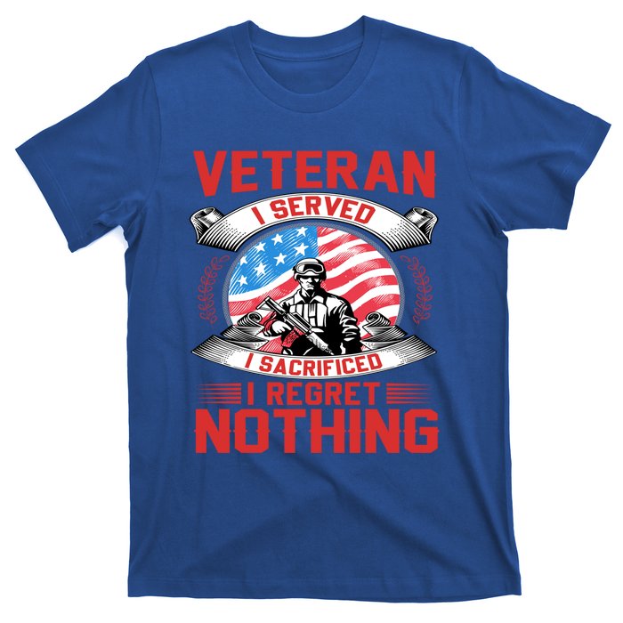 Proud Patriotic Veteran Military Gift T-Shirt