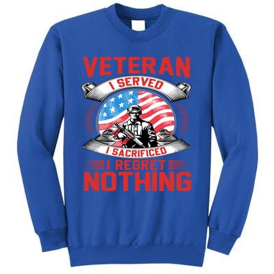 Proud Patriotic Veteran Military Gift Tall Sweatshirt