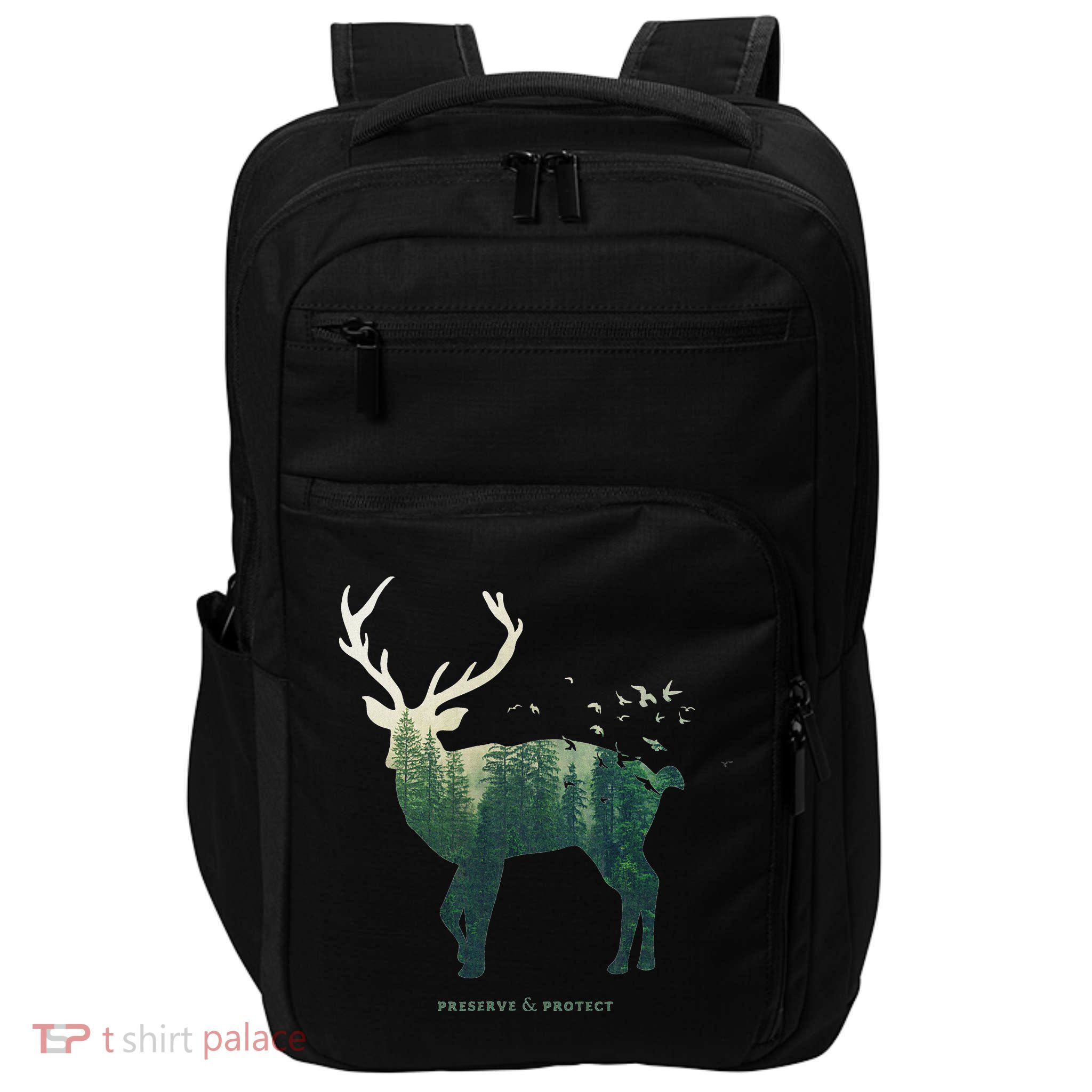 Preserve & Protect Vintage National Park Deer Forest Impact Tech Backpack