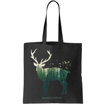 Preserve & Protect Vintage National Park Deer Forest Bag