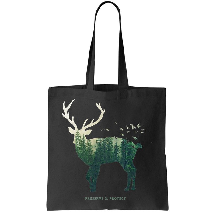 Preserve & Protect Vintage National Park Deer Forest Bag