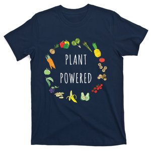 Plant Powered Vegan Plant Based Vegetarian Tee T-Shirt