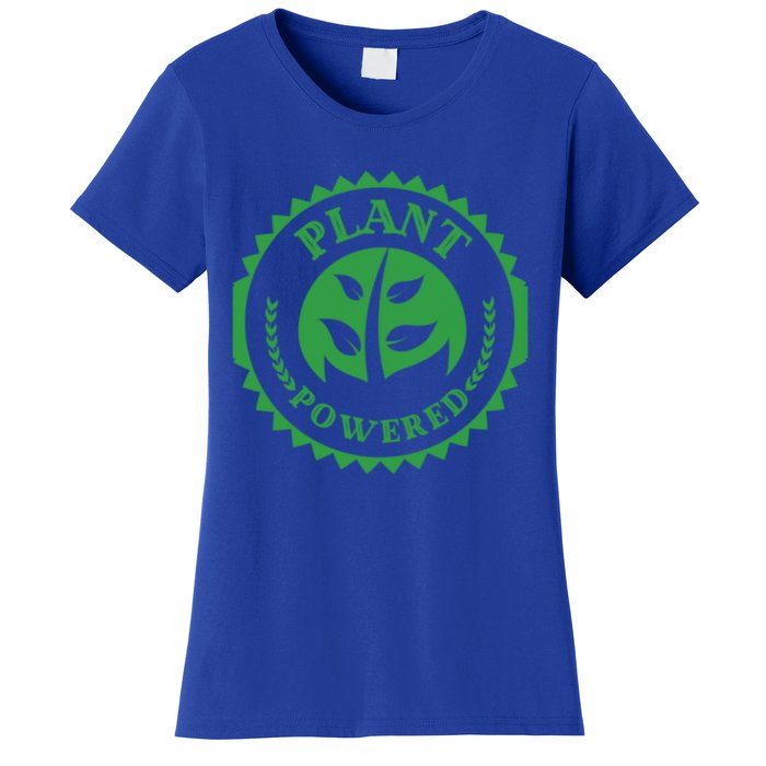 Plant Powered Vegan Juicers Veggies Based Diet Gym Fitness Gift Women's T-Shirt