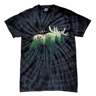 Preserve & Protect Vintage National Park Moose Tie-Dye T-Shirt
