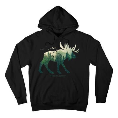 Preserve & Protect Vintage National Park Moose Tall Hoodie