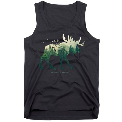 Preserve & Protect Vintage National Park Moose Tank Top