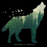 Preserve & Protect Vintage National Park Wolf Gift Baby Bodysuit