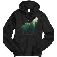 Preserve & Protect Vintage National Park Wolf Gift Tie Dye Hoodie