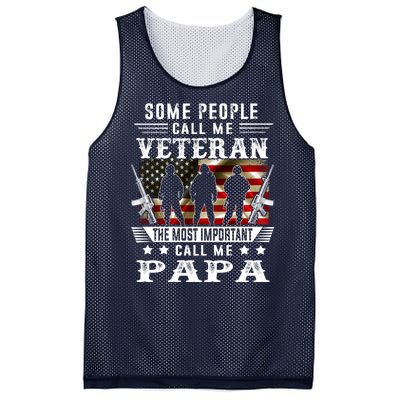 Proud Papa Veteran American Flag Gifts VeteranS Day Fathers Mesh Reversible Basketball Jersey Tank