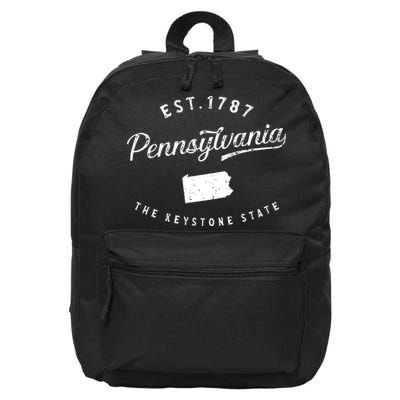 Pennsylvania Pride Visiting Pennsylvania State 16 in Basic Backpack