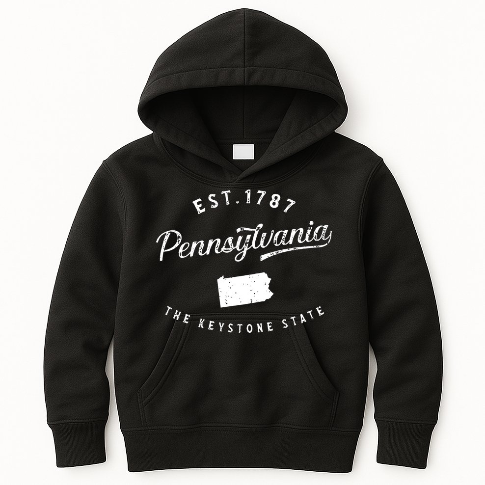 Pennsylvania Pride Visiting Pennsylvania State Kids Hoodie