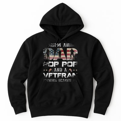 Pop Pop Veteran Fathers Day Gift From Daughter Wife For Dad Hoodie