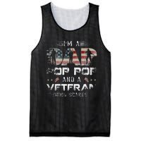 Pop Pop Veteran Fathers Day Gift From Daughter Wife For Dad Mesh Reversible Basketball Jersey Tank