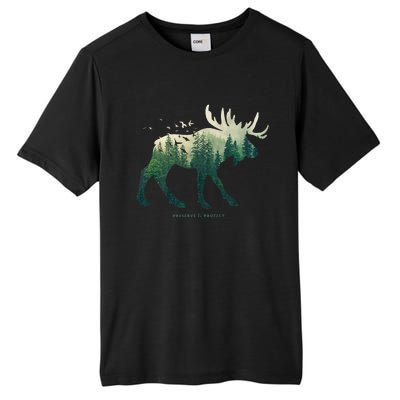 Preserve & Protect Vintage National Park Moose Tall Fusion ChromaSoft Performance T-Shirt