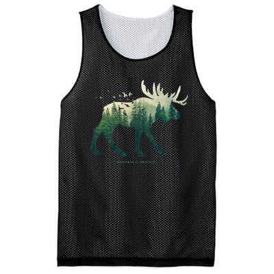 Preserve & Protect Vintage National Park Moose Mesh Reversible Basketball Jersey Tank