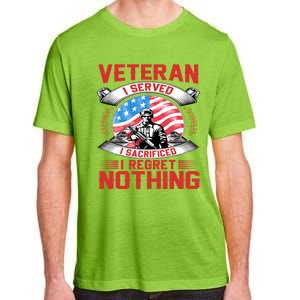 Proud Patriotic Veteran Military Great Gift Adult ChromaSoft Performance T-Shirt