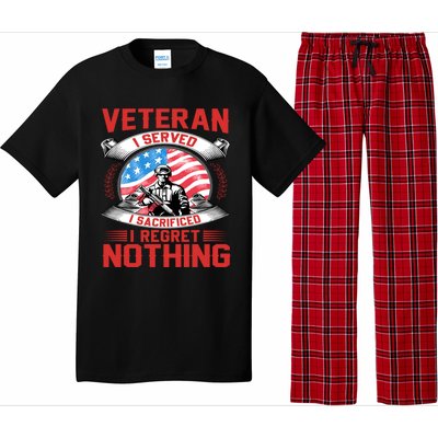 Proud Patriotic Veteran Military Great Gift Pajama Set