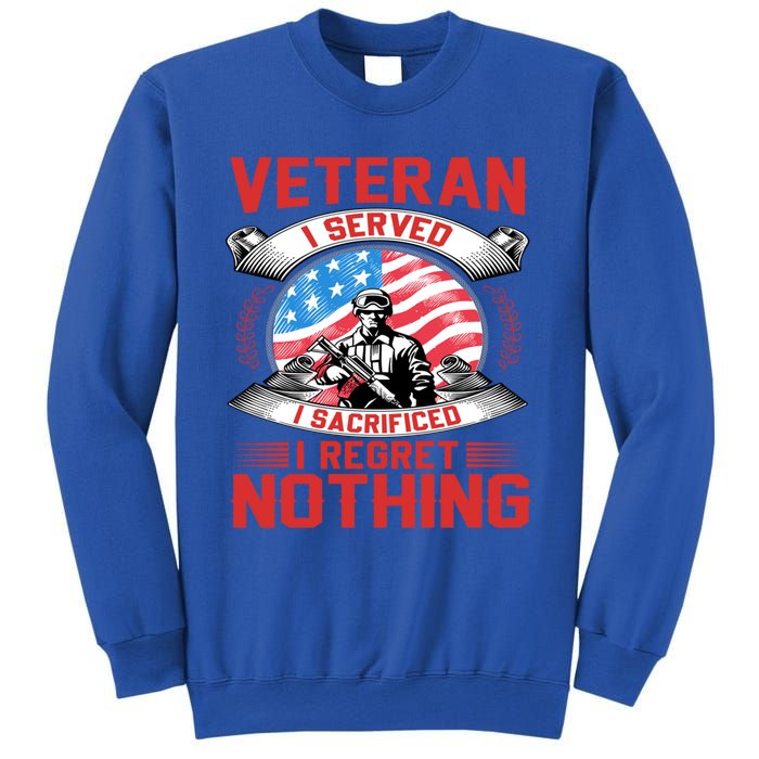 Proud Patriotic Veteran Military Great Gift Sweatshirt