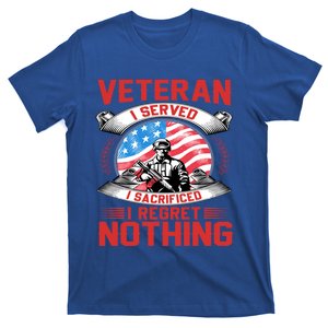 Proud Patriotic Veteran Military Great Gift T-Shirt