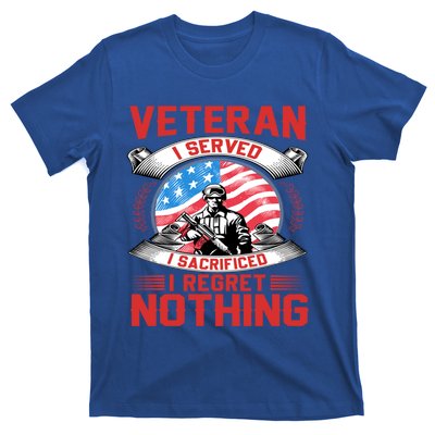 Proud Patriotic Veteran Military Great Gift T-Shirt