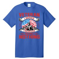 Proud Patriotic Veteran Military Great Gift Tall T-Shirt