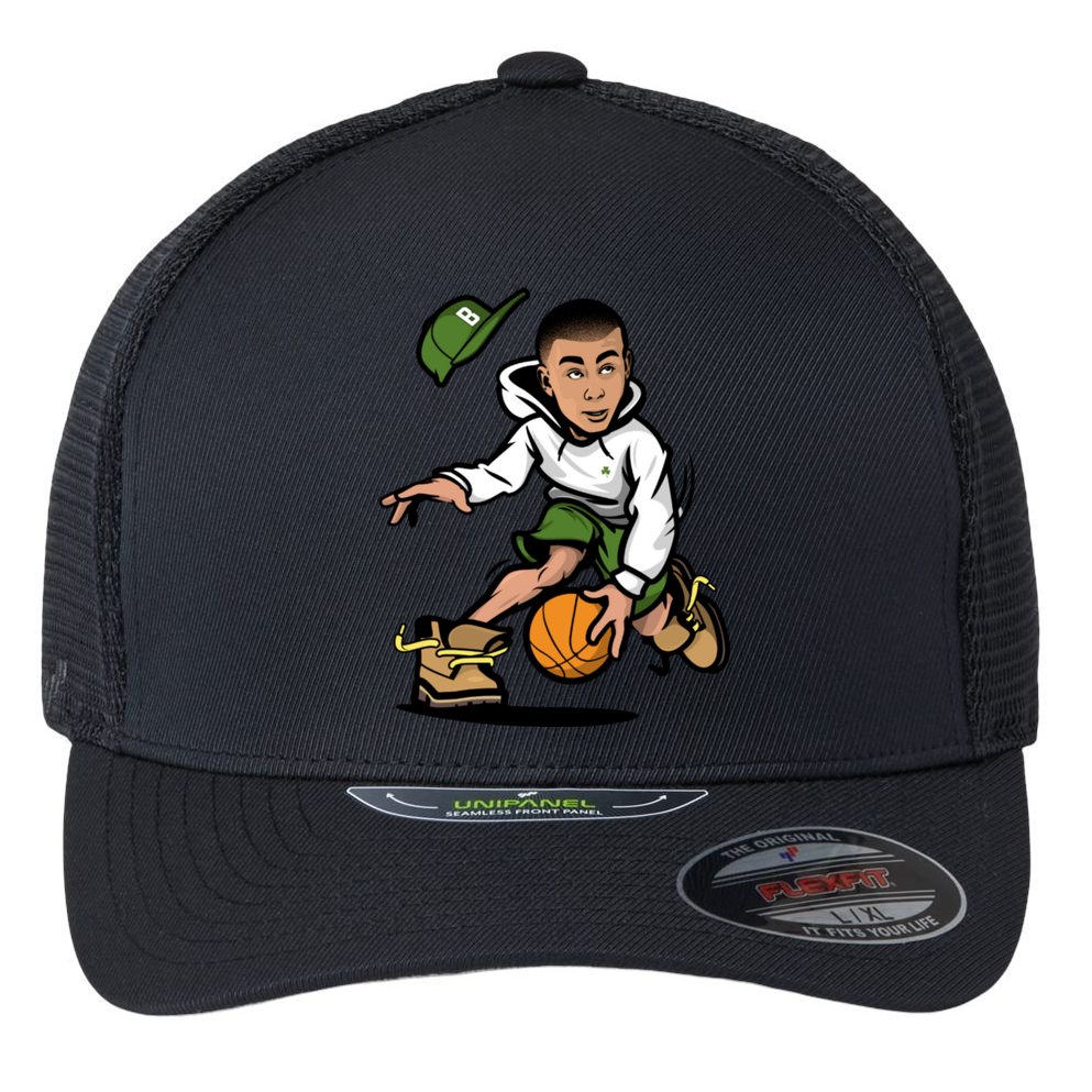 Pritch Please Vintage Flexfit Unipanel Trucker Cap