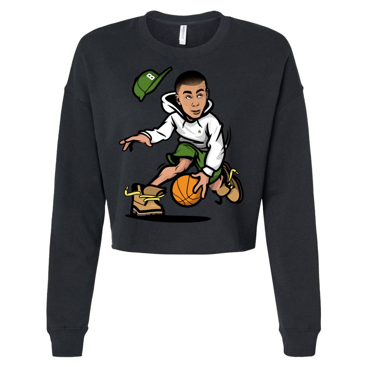 Pritch Please Vintage Cropped Pullover Crew