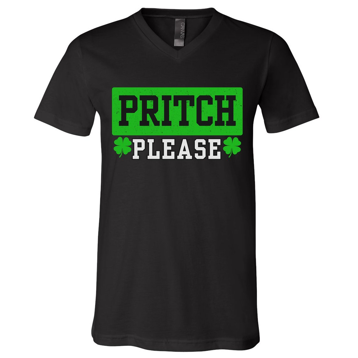 Pritch Please Vintage V-Neck T-Shirt