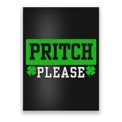 Pritch Please Vintage Poster