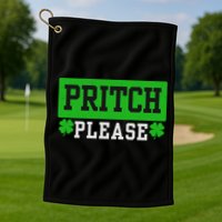 Pritch Please Vintage Golf Towel