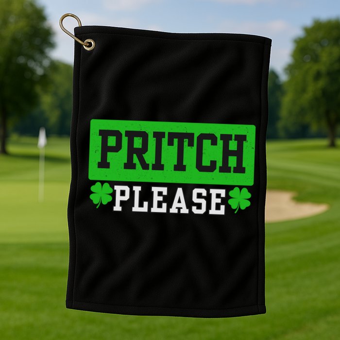 Pritch Please Vintage Golf Towel