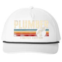 Plumbing Plumber Vintage Retro Plumber Limited Edition Snapback Five-Panel Rope Hat