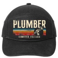 Plumbing Plumber Vintage Retro Plumber Limited Edition 7-Panel Snapback Hat