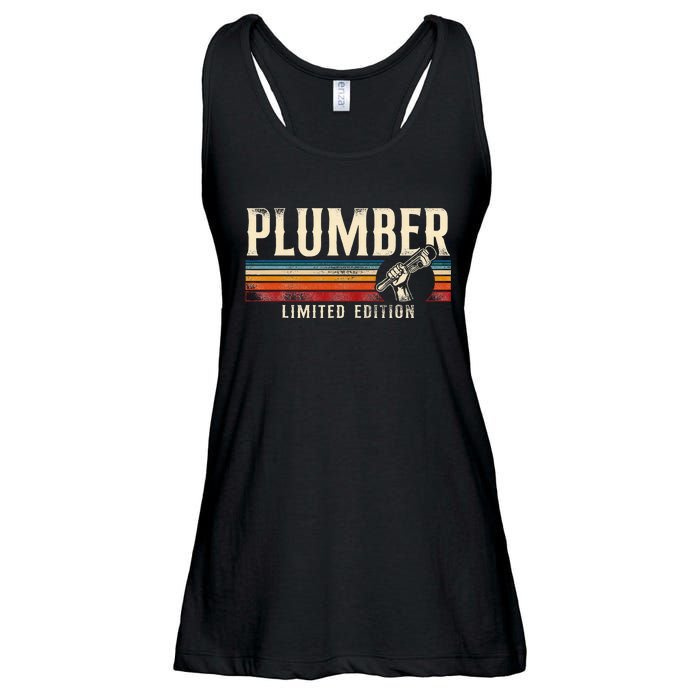 Plumbing Plumber Vintage Retro Plumber Limited Edition Ladies Essential Flowy Tank