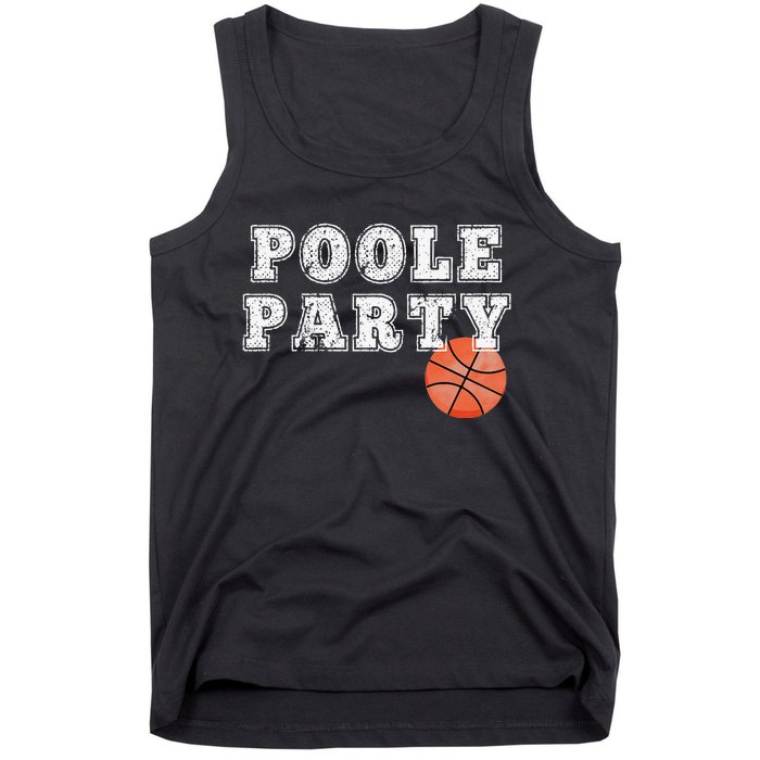 Poole Party vintage Basketball sport lovers Tank Top