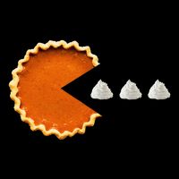 Pumpkin Pie Whipped Cream Video Game Thanksgiving Backpack
